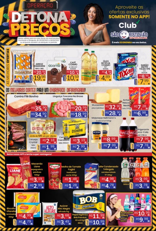 OFERTAS DESTE FIM DE SEMANA DO SÃO CRISTÓVÃO SUPERMERCADOS - 25/08 a 28/08