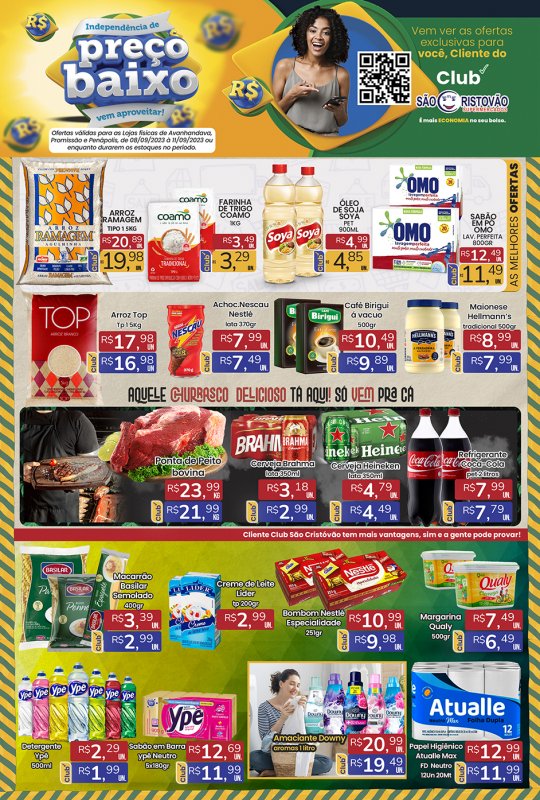OFERTAS DESTE FIM DE SEMANA DO SÃO CRISTÓVÃO SUPERMERCADOS - 08/09 a 11/09