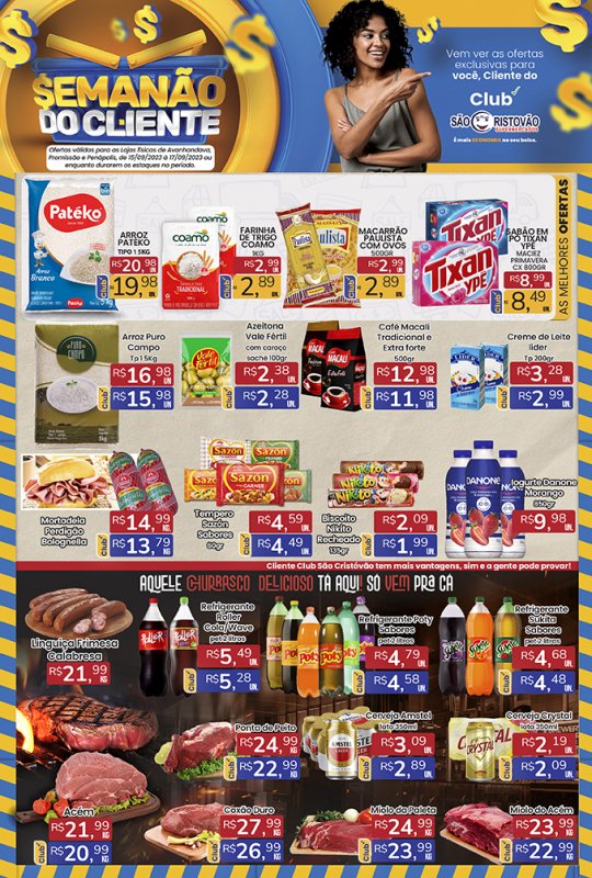 OFERTAS DESTE FIM DE SEMANA DO SÃO CRISTÓVÃO SUPERMERCADOS - 15/09 a 17/09