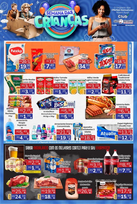 OFERTAS DESTE FIM DE SEMANA DO SÃO CRISTÓVÃO SUPERMERCADOS - 13/10 a 16/10
