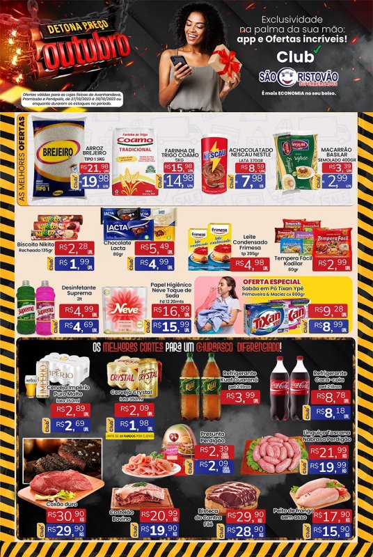 OFERTAS DESTE FIM DE SEMANA DO SÃO CRISTÓVÃO SUPERMERCADOS - 27/10 a 29/10