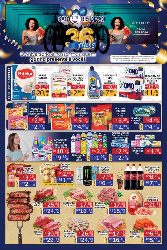 OFERTAS DESTE FIM DE SEMANA DO SÃO CRISTÓVÃO SUPERMERCADOS - 03/11 a 06/11