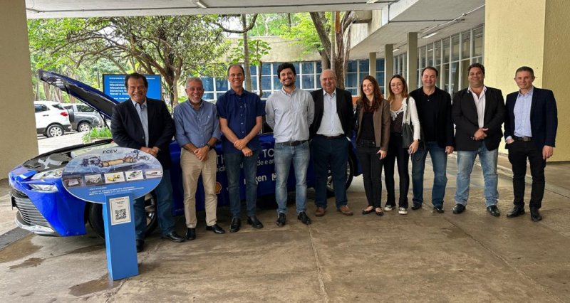 FAESP e líderes do setor de cana-de-açúcar visitam projeto de hidrogênio verde na USP
