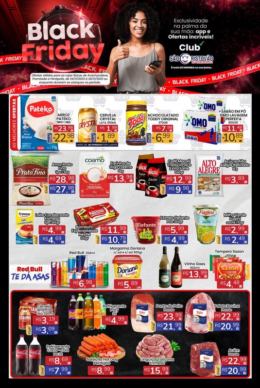 OFERTAS DESTE FIM DE SEMANA DO SÃO CRISTÓVÃO SUPERMERCADOS - 24/11 a 26/11
