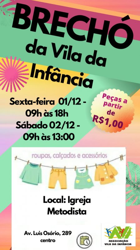 Brechó da Vila da Infância