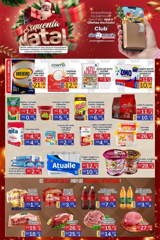 OFERTAS DESTE FIM DE SEMANA DO SÃO CRISTÓVÃO SUPERMERCADOS - 08/12 a 10/12