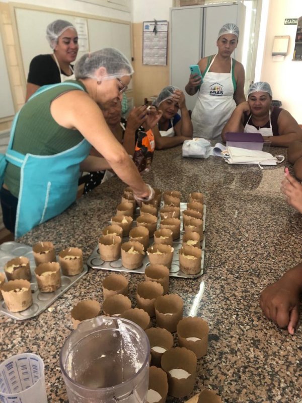 Secretaria de Desenvolvimento Social realiza oficina de Panetone