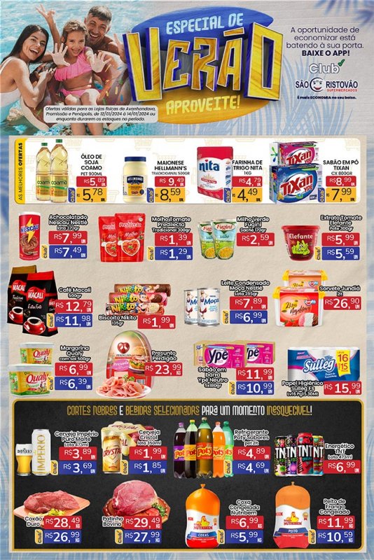OFERTAS DESTE FIM DE SEMANA DO SÃO CRISTÓVÃO SUPERMERCADOS - 12/01 a 14/01