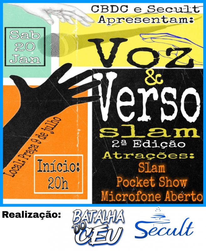 Hoje tem evento cultural 