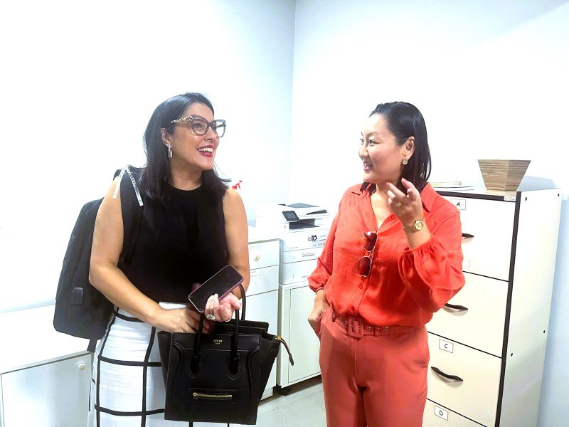 Diretora da OAB SP, Daniela Magalhães, percorre região