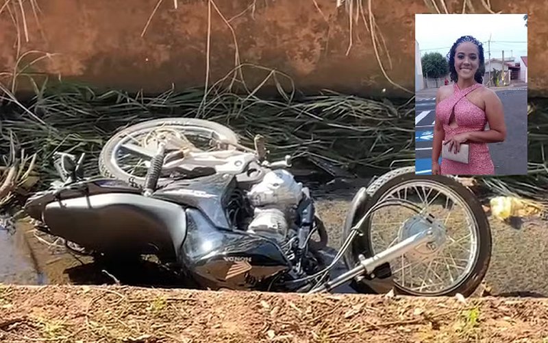 Motociclista de 19 anos morre ao cair dentro do córrego Maria Chica