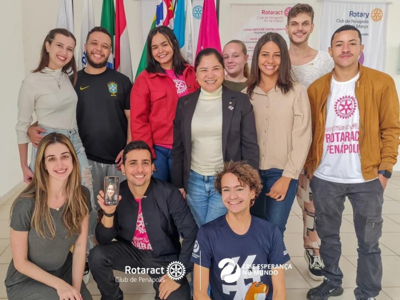 Unidos pelo bem: Rotaract Penápolis celebra semana mundial do programa