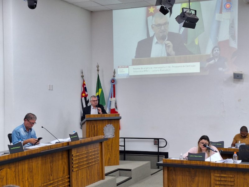  Câmara Municipal votará 2 projetos em sua sessão nesta segunda-feira