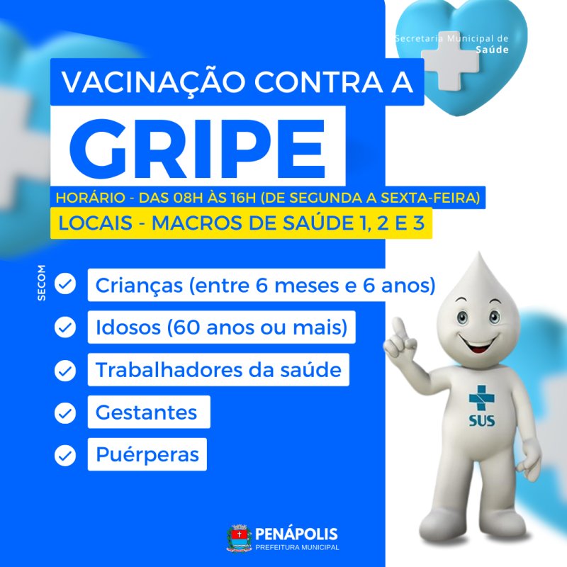 Gestantes, puérperas e trabalhadores da saúde: vacinação contra Influenza é ampliada para novos públicos