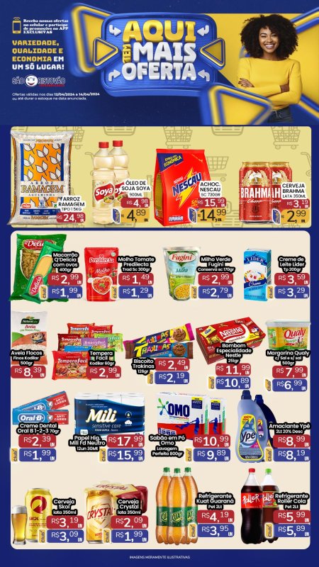 OFERTAS DESTE FIM DE SEMANA DO SÃO CRISTÓVÃO SUPERMERCADOS - 12/04 a 14/04