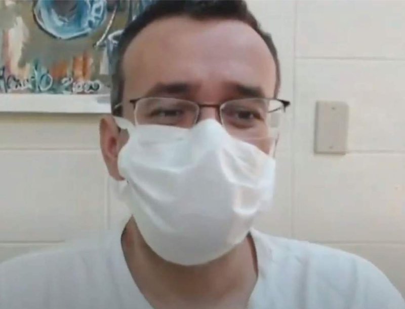 Cleudson foi internado após ter a prisão domiciliar revogada; medida foi revista pela Justiça e ele já voltou para casa