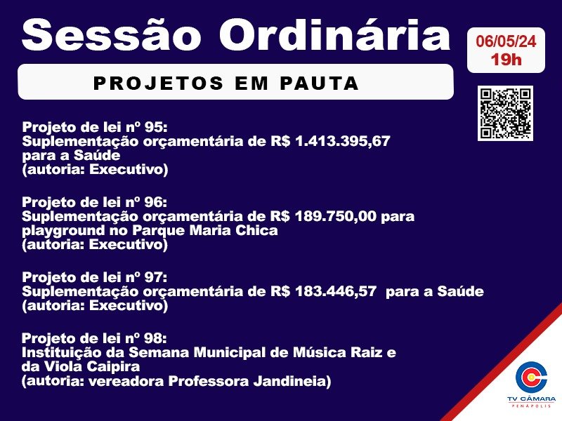 Câmara Municipal votará instituição da Semana de Música Raiz e de Viola
