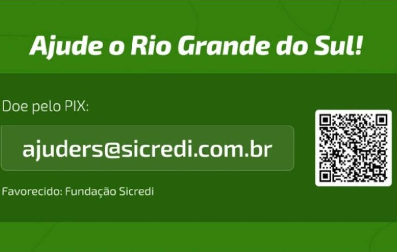 Sicredi inicia campanha nacional de arrecadação para o Rio Grande do Sul