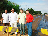 Parque Industrial: asfalto agrada empresários