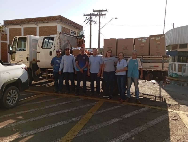 Servidores do Daep arrecadam doações para o Rio Grande do Sul