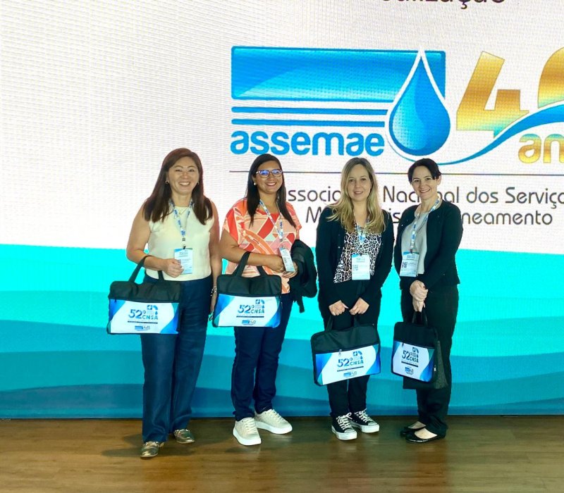 Daep: equipe expõe experiências de saneamento em congresso