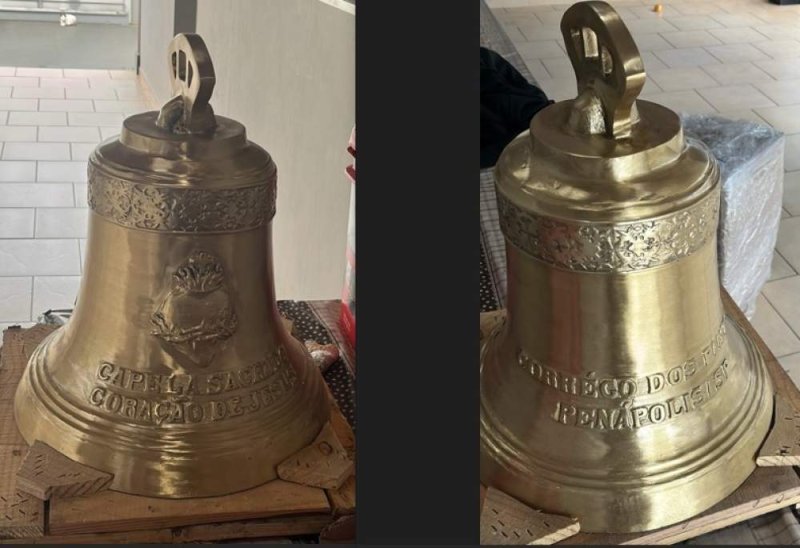 Sino é furtado de capela no 