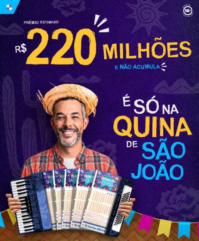Apostas para a Quina de São João já podem ser realizadas