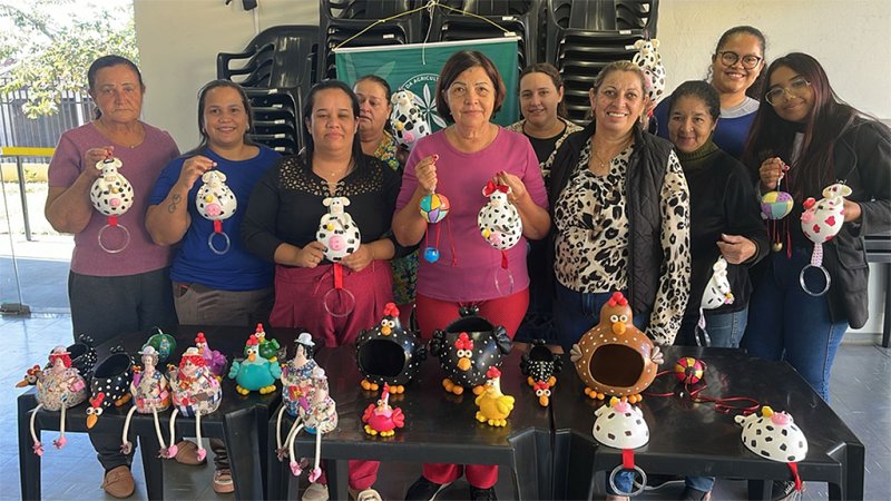 Sindicato Rural de Penápolis e Senar-SP realizam curso gratuito de Artesanato em Cabaça em Braúna