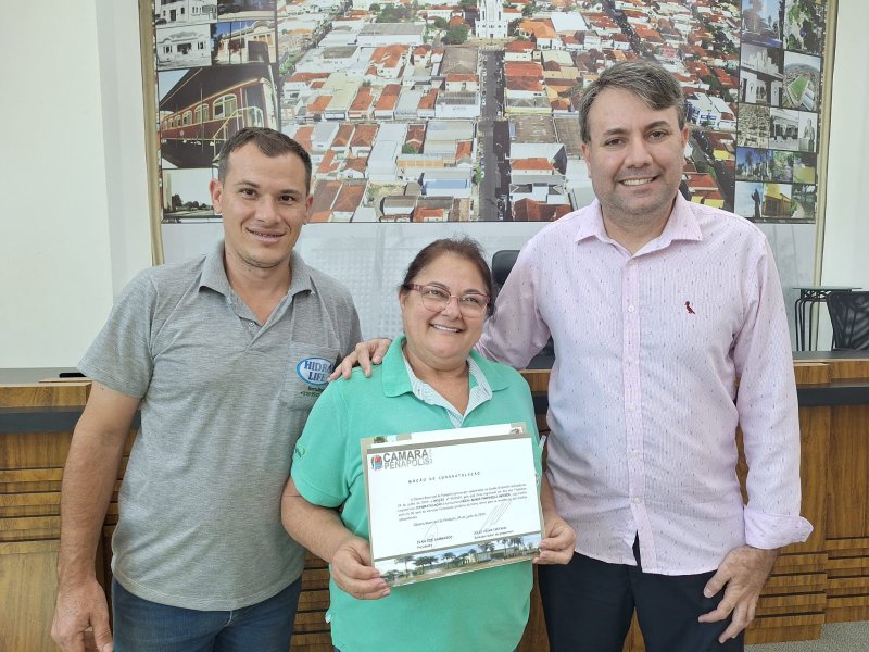Horticultora Neiva Maria Parpinelli Grieger é destacada com Moção de Congratulação