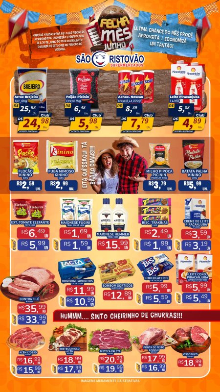 OFERTAS DESTE FIM DE SEMANA DO SÃO CRISTÓVÃO SUPERMERCADOS - 28/06 a 30/06