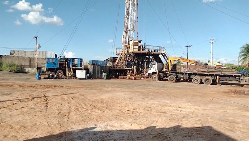 Temperatura da água do poço profundo atinge 42,5°C