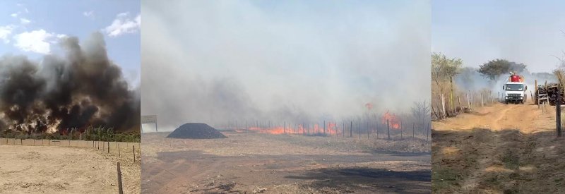 Incêndio de grandes porporções atinge Penápolis nesta tarde