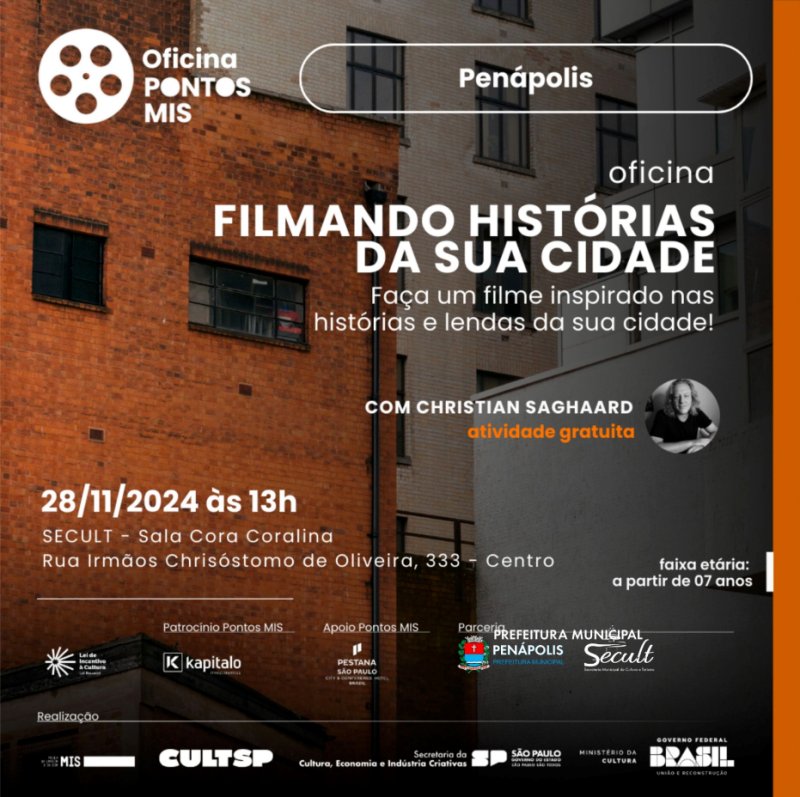 Pontos MIS: ainda há vagas para oficina gratuita de curta-metragem