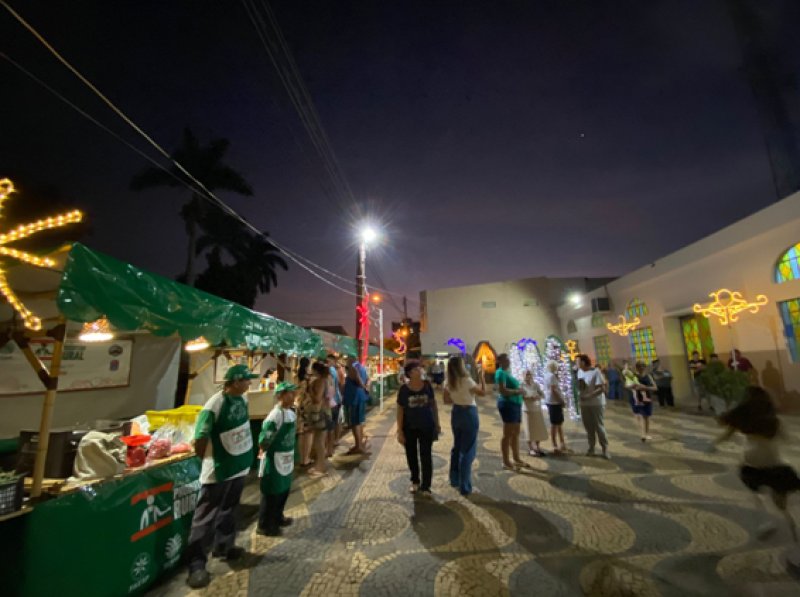 Feira do Produtor Rural recebe toque especial de Natal