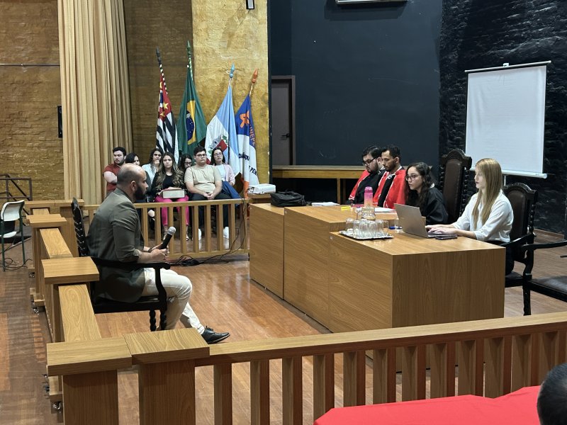 Estudantes de Direito da Funepe realizam Júri Simulado com o caso Eliza Samúdio
