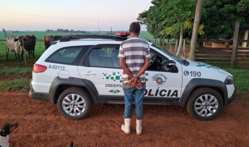 Condenado por estupro é preso pela Polícia Militar Ambiental