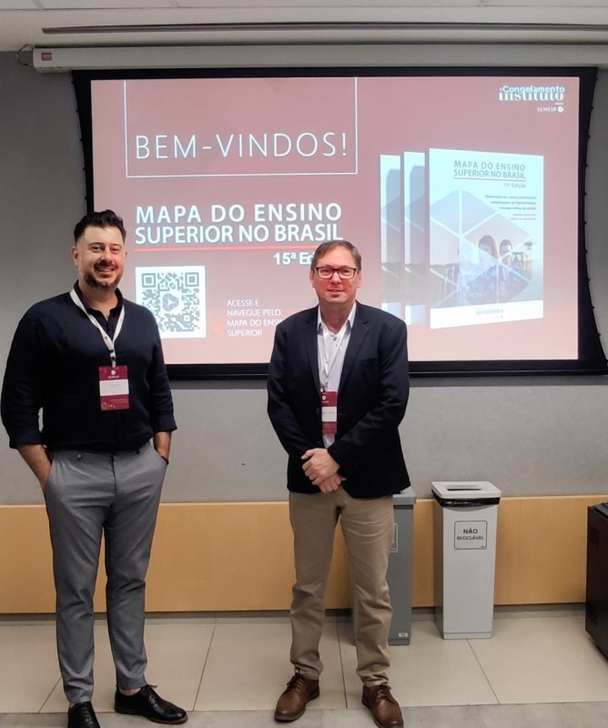 Gestores da Funepe participam do lançamento da 15ª edição do Mapa de Ensino Superior no país em São Paulo