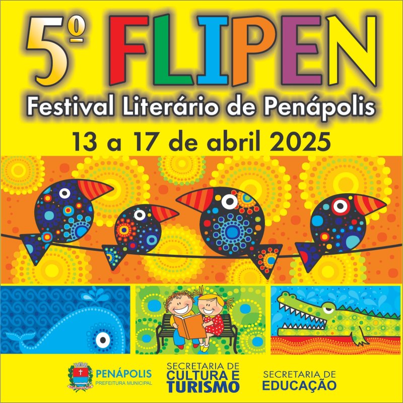 Flipen 2025: Festival Literário acontece de 13 a 17 de abril