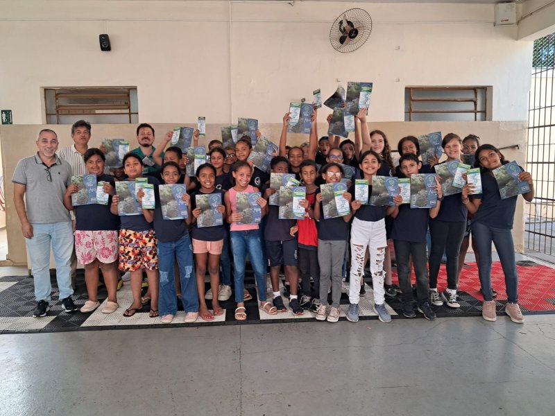 Consórcio Ribeirão Lajeado: ação leva educação ambiental à escola Luiz Crisóstomo