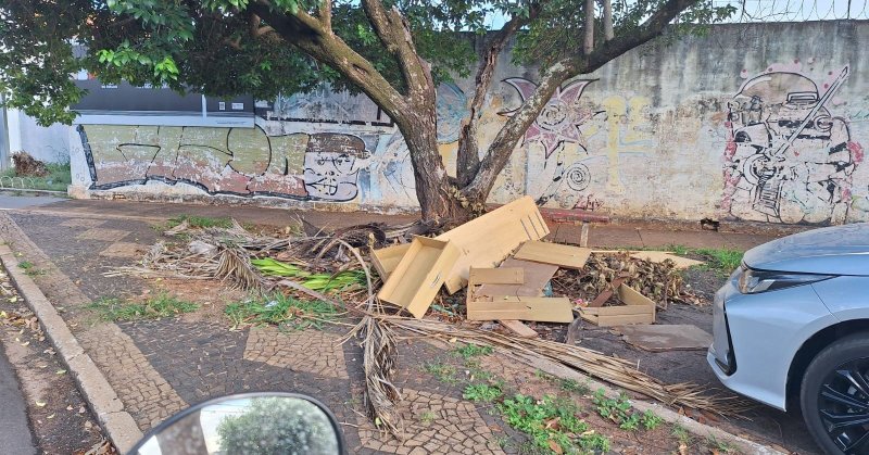 Fiscalização é intensificada em Penápolis para descarte irregular de resíduos em áreas verdes