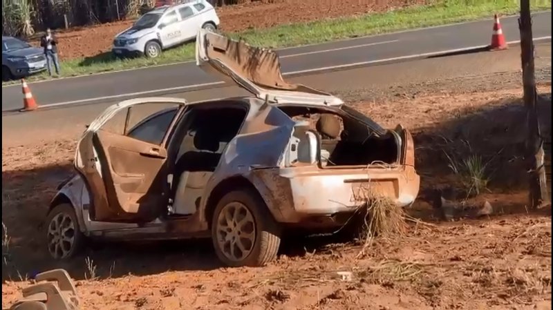 Mulher morre após capotamento de veículo na Assis Chateaubriand