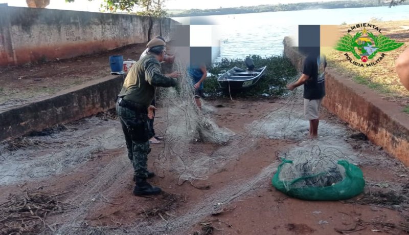 PM Ambiental prende dois homens com material de pesca furtado em Barbosa
