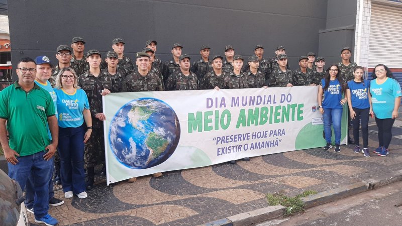 Daep realiza pedágio ambiental em Penápolis em ação de conscientização pelo meio ambiente