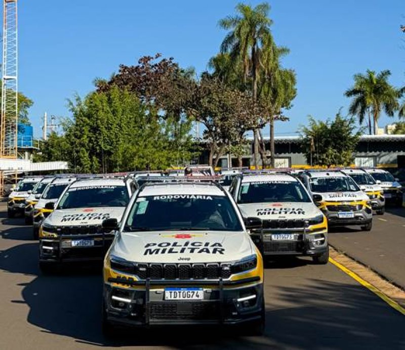 ViaRondon entrega 25 novas viaturas ao Policiamento Rodoviário da região