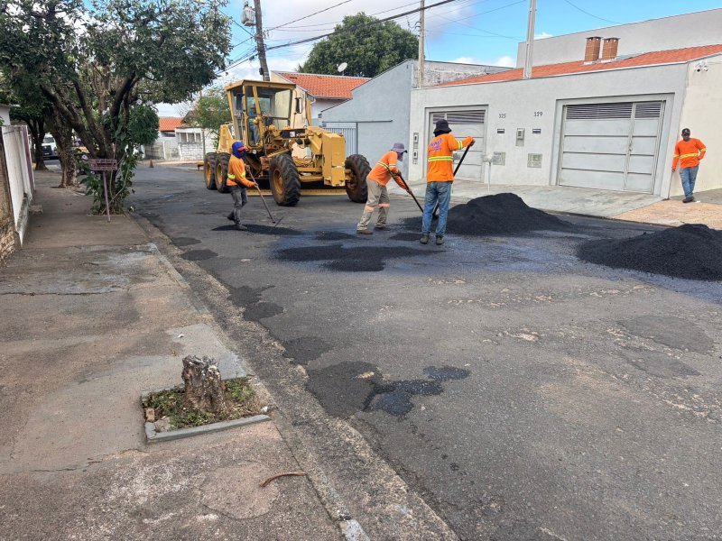 Obras: concluída mais uma operação tapa buraco nas ruas