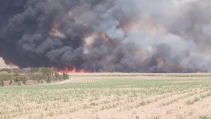 Região vive alerta para baixa umidade e risco de queimadas