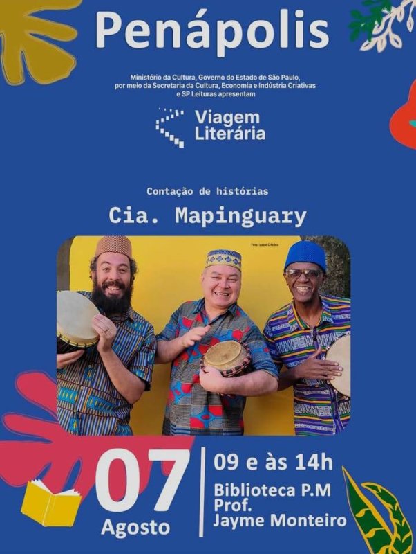 Viagem Literária: Biblioteca Jayme Monteiro recebe contação de história nesta quinta-feira