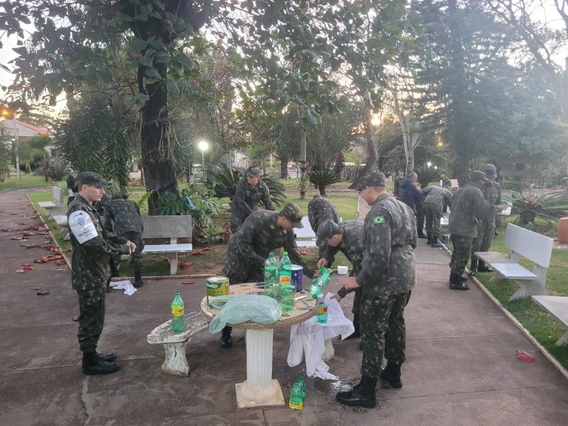 Tiro de Guerra promove melhorias no Lar Vicentino