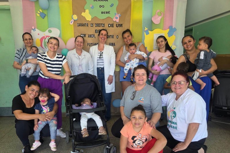 16ª Semana do Bebê: Unidades de Saúde promovem atividades diferenciadas junto à comunidade
