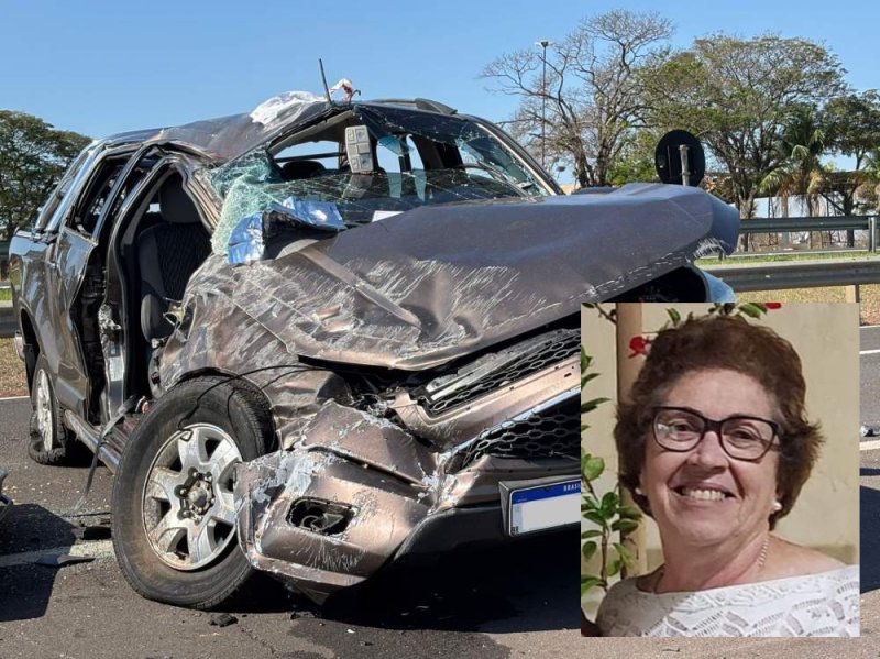 Passageira morre em capotamento de caminhonete na Marechal Rondon